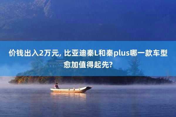 价钱出入2万元, 比亚迪秦L和秦plus哪一款车型愈加值得起先?