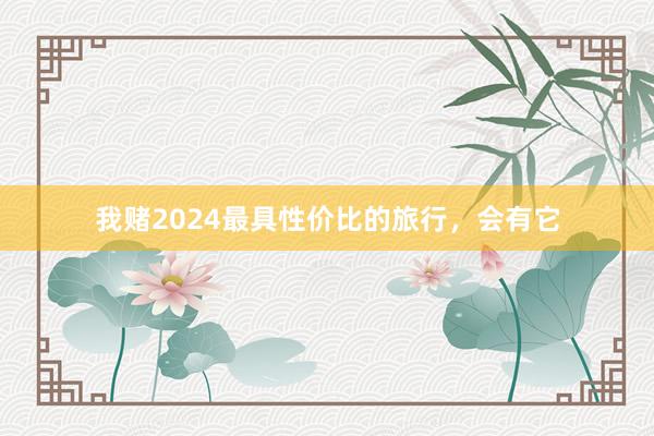 我赌2024最具性价比的旅行，会有它